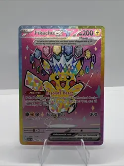 Pikachu EX SIR 277/217 Ascended Heroes Set TCG Pokemon Rare NM Holo Chase Card - Image 2