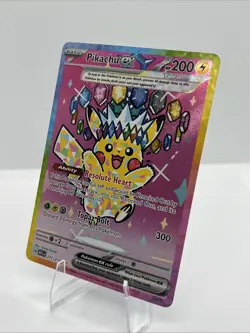 Pikachu EX SIR 277/217 Ascended Heroes Set TCG Pokemon Rare NM Holo Chase Card - Image 3