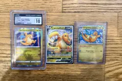 CGC 10 Dragonite Holo 072/098 Paradigm Trigger s12 Pokemon Card + Extras - Image 1