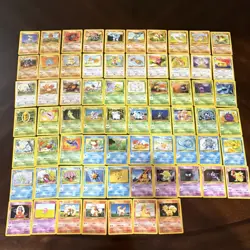 Vintage Pokemon Card 67 Card Lot Base Fossil Jungle Base2 No Repeats - Image 1