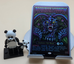 Displacer Kitten 2506 Foil Secret Lair Black Lights & Dark Dungeons D&D - Image 1