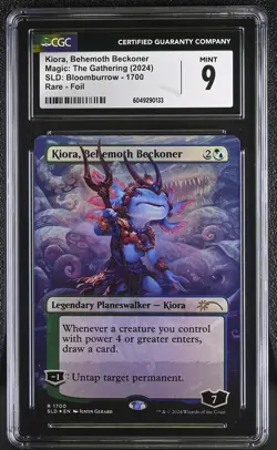 KIORA, BEHEMOTH BECKONER Secret Lair Foil Rare CGC 9 MTG [Nostalgium] - Image 1