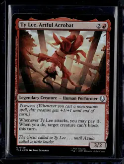 Ty Lee, Artful Acrobat - 158 - Foil - TLA - NM - MTG Magic the Gathering - Image 1