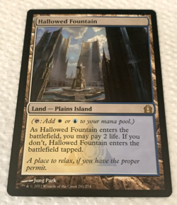 Hallowed Fountain MTG Return to Ravnica Regular NM 241/274 - Image 2
