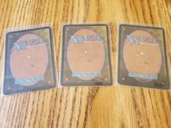 Magic The Gathering Lot of Three (3) ALPHA Singles Lightly Played READ/LOOK - Image 2