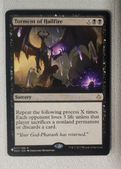 TORMENT OF HAILFIRE - Mystery Booster - MTG Rare - Magic: The Gathering - Image 1