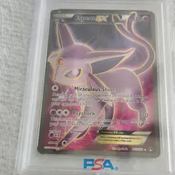 Pokemon Espeon EX 117/122 Breakpoint Full Art Ultra Rare Holo PSA 9 - Image 2