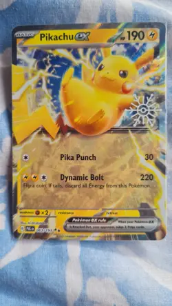 SEALED Pikachu Snowflake Stamp Promo PAL 063/193, NM Pokemon Card - Image 1