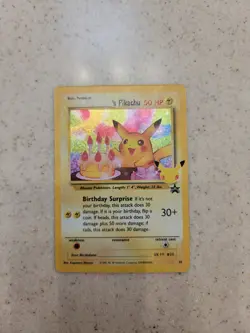 Pokemon Celebrations Birthday Pikachu #24 2021 NM/MINT - Image 1