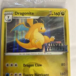 Pokemon TCG - Dragonite 131/195 Silver Tempest Stamped Promo Sealed - Image 2