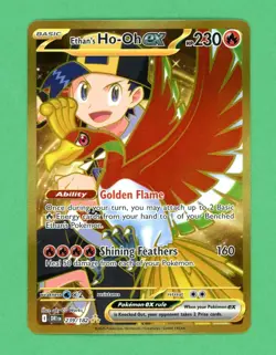 Ethan's Ho-Oh Ex Pokemon Destined Rivals Secret Gold Rare 239/182 NM - Image 1