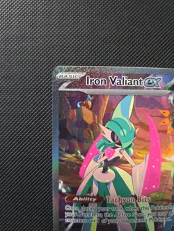 Iron Valiant ex 249/182 Special Illustration Rare Paradox Rift Pokemon - Image 2