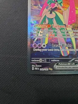 Iron Valiant ex 249/182 Special Illustration Rare Paradox Rift Pokemon - Image 4