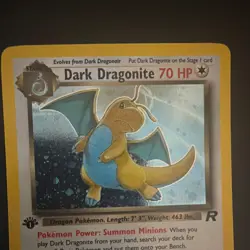 Pokemon TCG Dark Dragonite 5/82 Team Rocket 2000 Holo Rare 1st Edition English - Image 3