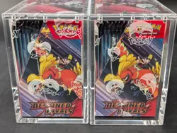 Lot (2) Pokemon SV10 Destined Rivals Sealed English Booster Boxes w/ Acrylic - Image 5