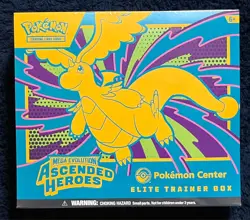 Pokemon Ascended Heroes Pokemon Center Elite Trainer Box - New Sealed - Image 1