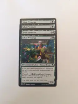 (4) Jukai Preserver *PLAYSET* Kamigawa: Neon Dynasty Regular NM MTG - Image 1