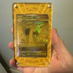 Mega Charizard X ex Gold Hyper Rare 130/094 Pokemon Phantasmal Flames English - Image 1