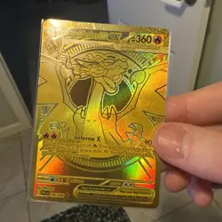 Mega Charizard X ex Gold Hyper Rare 130/094 Pokemon Phantasmal Flames English - Image 5