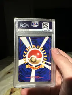 1997 P.M. Pokemon Japanese Rocket Rainbow Energy Rare Holo PSA 9 MINT - Image 2