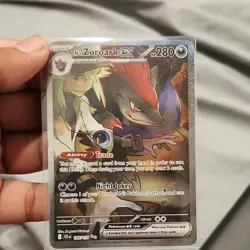 Pokemon N's Zoroark EX Holo 185/159 Journey Together 280 HP Special Illustratio… - Image 1