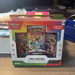 POKEMON FIRST PARTNER ILLUSTRATION COLLECTION SERIES 1 BOX NEW FACTORY SEALED - Image 1