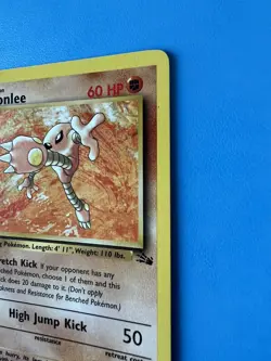 1999 Pokemon Fossil Non-Holo Kabutops #24/62 + Non-Holo Hitmonlee #22/62 - Image 5