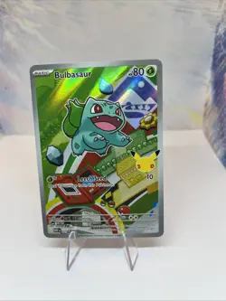 Pokemon TCG Bulbasaur 037 Promo Illustration First Partner 30th Anniversary NM/M - Image 1