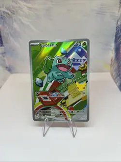 Pokemon TCG Bulbasaur 037 Promo Illustration First Partner 30th Anniversary NM/M - Image 2