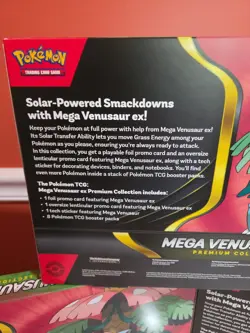 3x Pokemon TCG Mega Evolution - Mega Venusaur Ex Premium Collection Box - Image 3
