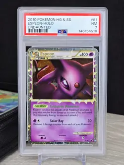 Pokemon Undaunted Espeon 81/90 Umbreon 86/90 HG & SS Holo PSA Sequential Cert - Image 4