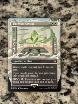 The Wind Crystal Borderless - Final Fantasy MTG - Image 1