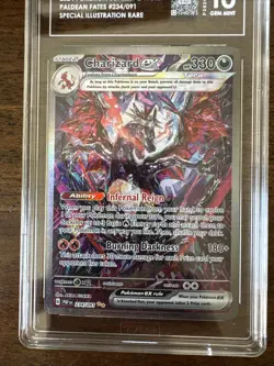 2024 Pokemon S & V Paldean Fates #234 Charizard Ex TAG 10 GEM MINT - Image 4