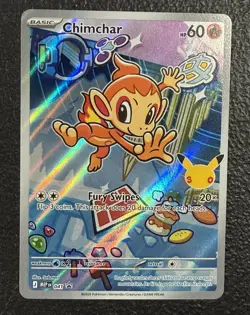 2025 Pokemon MEP Black Star Promos Chimchar #041 - Image 1