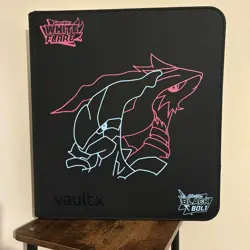 Vault X - 12 Pocket - Binder - Black Pokemon Black Bolt & White Flare - Image 1