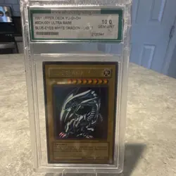 Konami Blue-Eyes White Dragon SDK-001 Starter Deck Kaiba Ultra Rare Unlimited 10 - Image 1