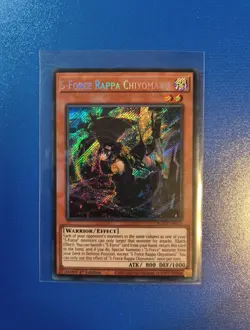 Yugioh S-Force Rappa Chiyomaru BLVO-EN011 Secret Rare 1st Ed NM - Image 1