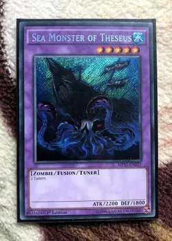 Yugioh Sea Monster Of Theseus Secret Rare MP17-EN231 1st Ed NM free shipping! - Image 1