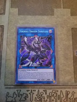 YUGIOH FIREWALL DRAGON DARKFLUID CHIM-EN037 SECRET 1ST ED NM - Image 1