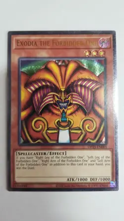 Yugioh! Exodia The Forbidden One OP25-EN001 ULTIMATE Rare Ulti NM - Image 1