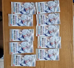One Piece Card Game X10 Sealed Pack Op-05 Awakening Of The New Era Jap Lot - Image 2