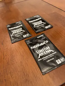 Union Arena TCG Kagurabachi Box Promotion Pack Limited First Edition Set of 3 - Image 3