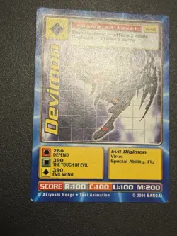 Digimon Devimon Tb-06 Taco Bell Promo Card 2000 - Image 3