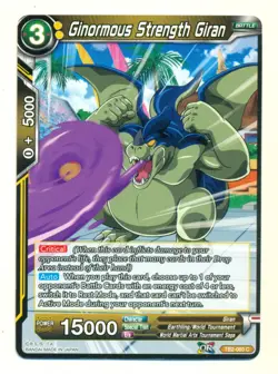 Dragon Ball Super Card Game Ginormous Strength Giran TB2-060 C NM SV2. - Image 1