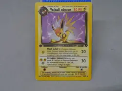 Pokemon Voltali obscur team rocket 38/82 french trading card - Image 1