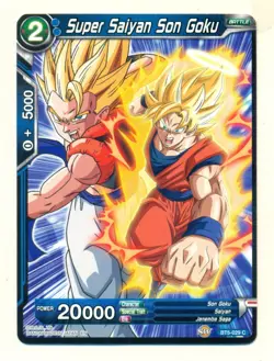 Dragon Ball Super Card Game Super Saiyan Son Goku BT5-029 C NM SV2. - Image 1