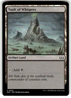 Vault of Whispers Commander: Duskmourn: House of Horror Regular MTG NM - Image 1