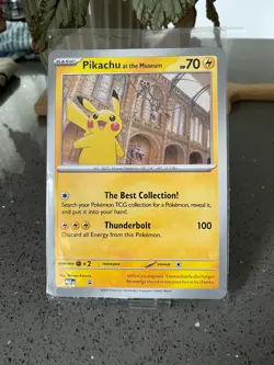 Pokemon TCG Promo Oversized Card - Pikachu At The Museum (NEW/SEALED)- UK - Image 1