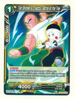 Dragon Ball Super Card Game Tien Shinhan & Chiaotzu BT15-101 R NM SV2. - Image 1