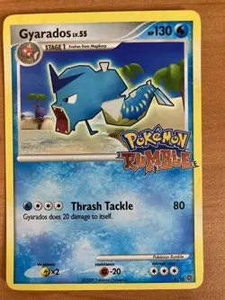 Pokemon TCG Gyarados Rumble Stamped Promo Card Game 6/16 2009 LP Rare Holo - Image 1